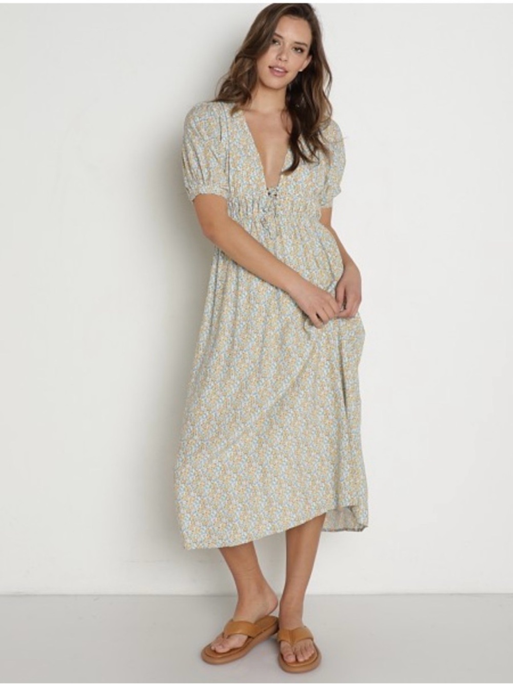 Faithfull the Brand Patrinico Midi Dress Sabinosa Floral